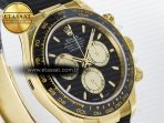 Daytona 126518 QF 1:1 Best Edition Black/YG/Red Dial on Oysterflex Strap QF4131 V10 (48 Hours Power Reserve) - Görsel 5