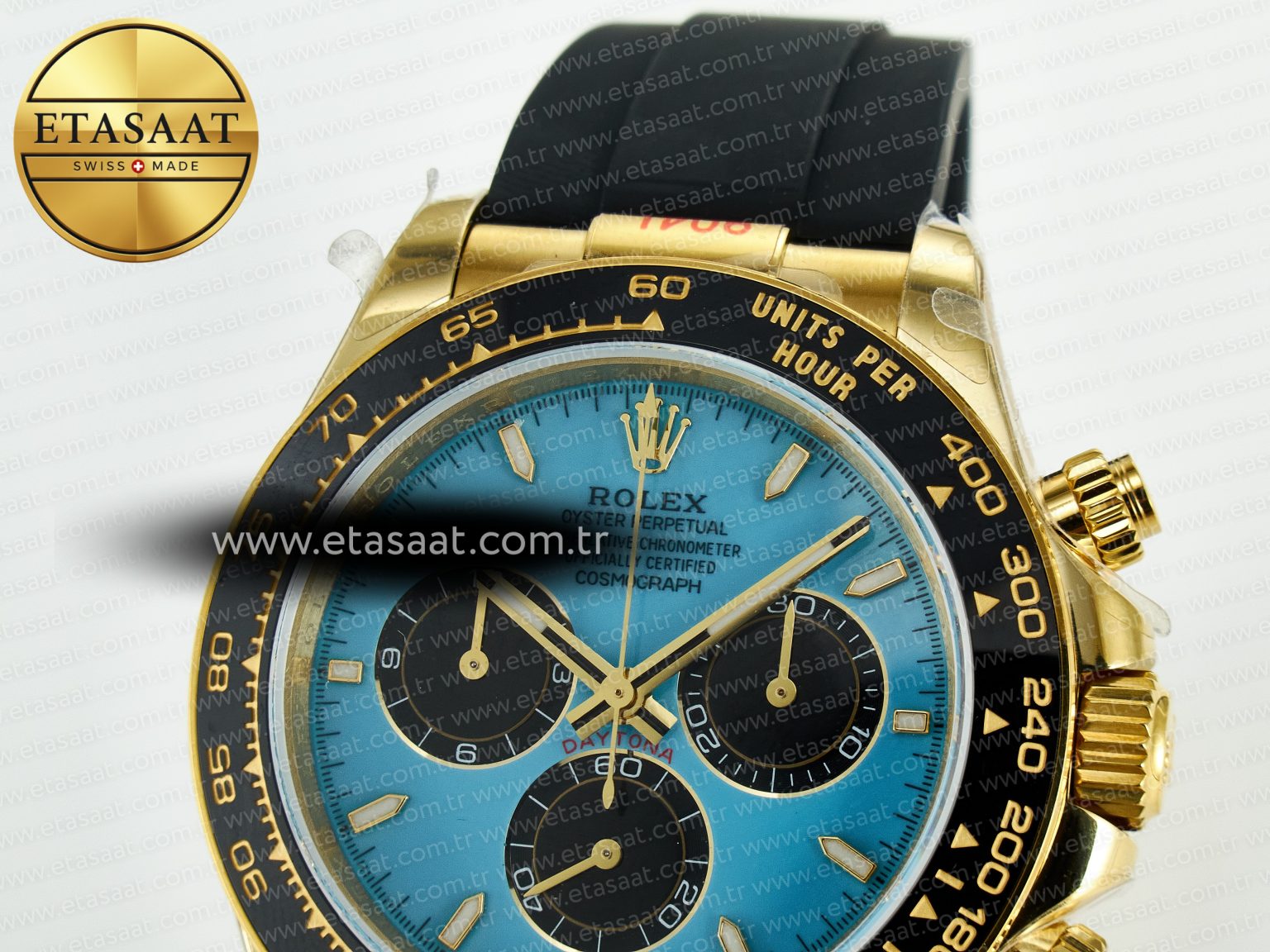 Daytona 126518 QF 1:1 Best Edition Turquoise Blue Dial Stick Markers On Oyster Bracelet SH4131 V10(Gain Weight) - Görsel 10