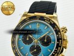 Daytona 126518 QF 1:1 Best Edition Turquoise Blue Dial Stick Markers On Oyster Bracelet SH4131 V10(Gain Weight) - Görsel 10