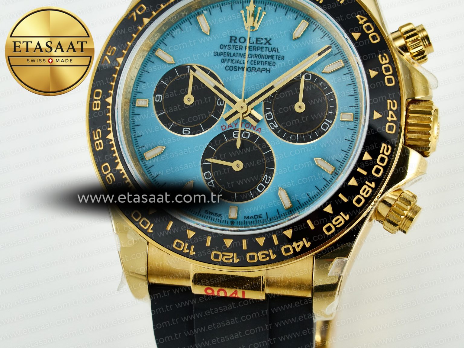 Daytona 126518 QF 1:1 Best Edition Turquoise Blue Dial Stick Markers On Oyster Bracelet SH4131 V10(Gain Weight) - Görsel 12