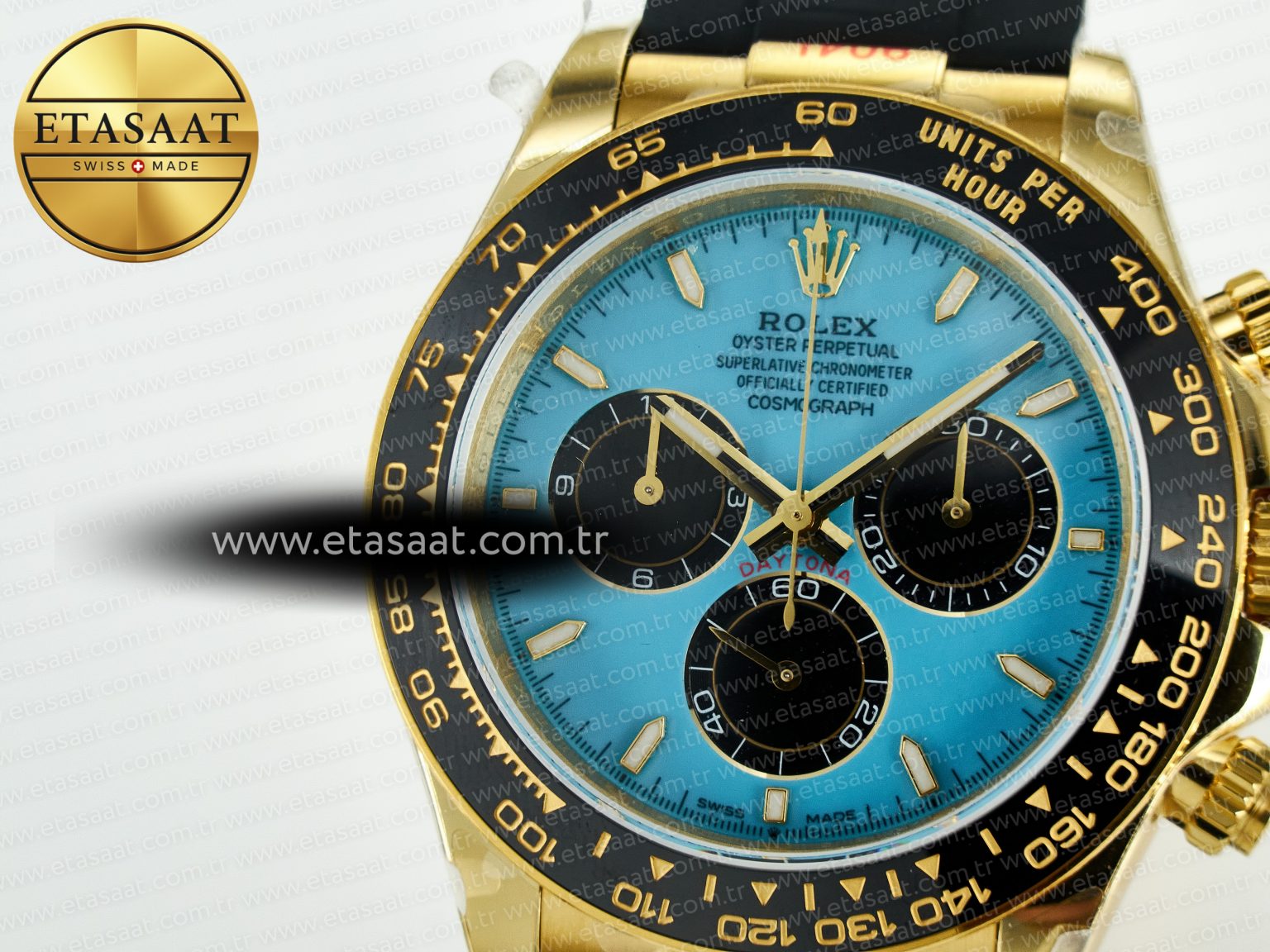 Daytona 126518 QF 1:1 Best Edition Turquoise Blue Dial Stick Markers On Oyster Bracelet SH4131 V10(Gain Weight) - Görsel 13