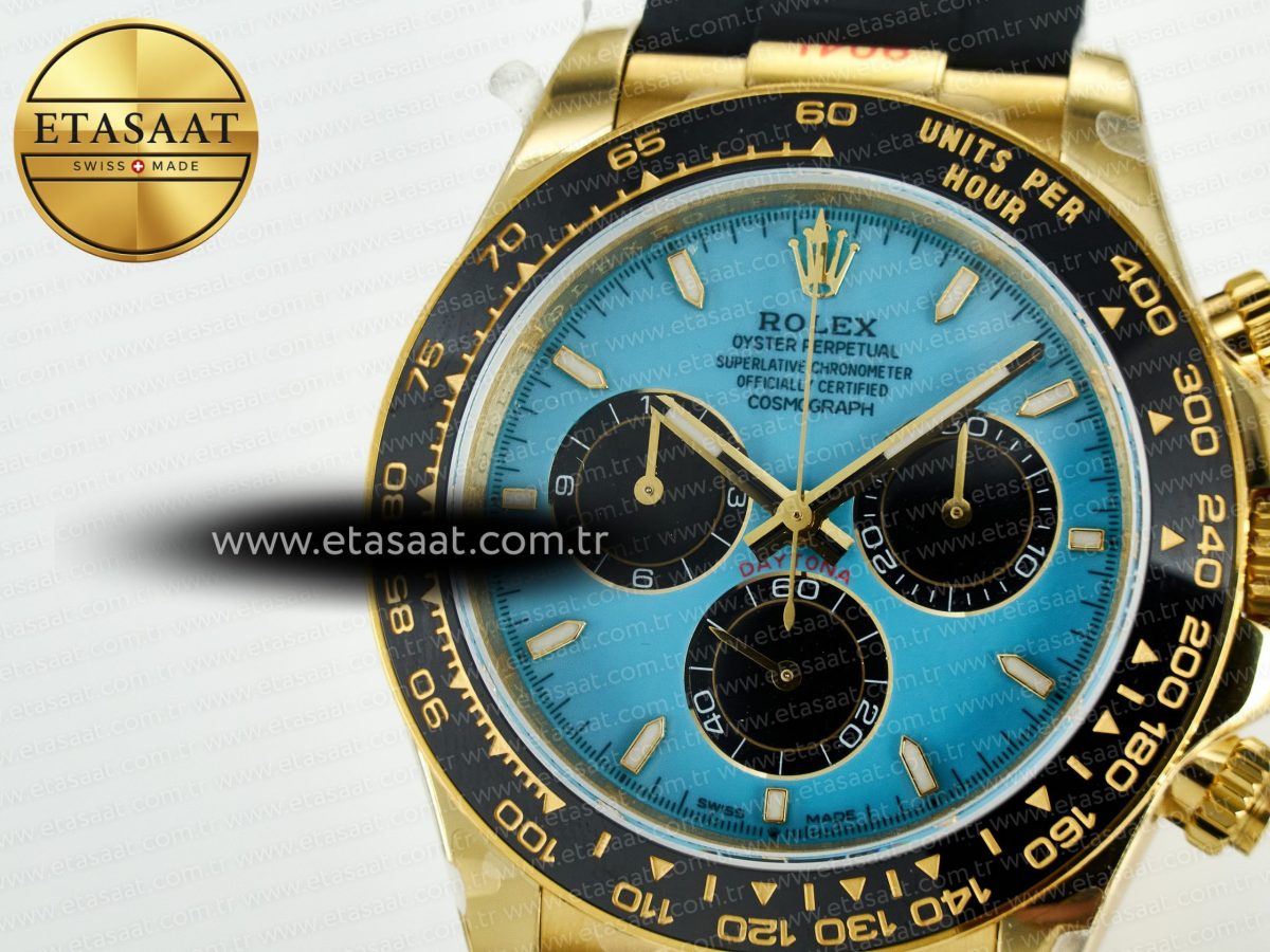 Daytona 126518 QF 1:1 Best Edition Turquoise Blue Dial Stick Markers On Oyster Bracelet SH4131 V10(Gain Weight) - Görsel 13