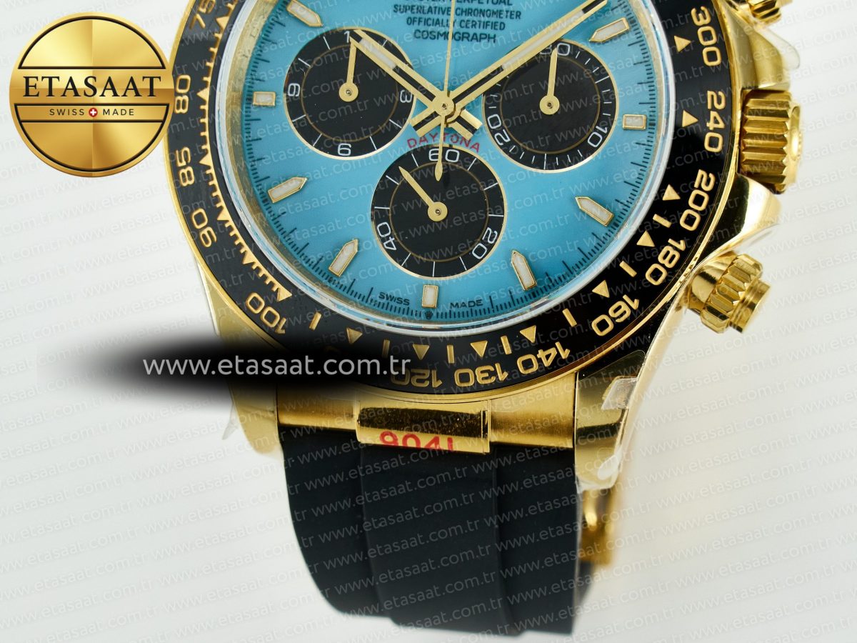 Daytona 126518 QF 1:1 Best Edition Turquoise Blue Dial Stick Markers On Oyster Bracelet SH4131 V10(Gain Weight) - Görsel 14