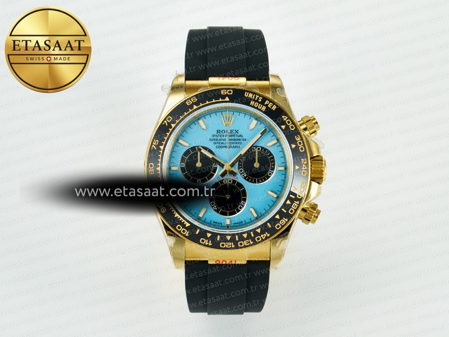 Daytona 126518 QF 1:1 Best Edition Turquoise Blue Dial Stick Markers On Oyster Bracelet SH4131 V10(Gain Weight) - Görsel 3