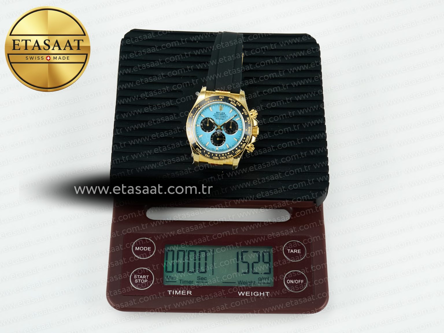 Daytona 126518 QF 1:1 Best Edition Turquoise Blue Dial Stick Markers On Oyster Bracelet SH4131 V10(Gain Weight) - Görsel 36
