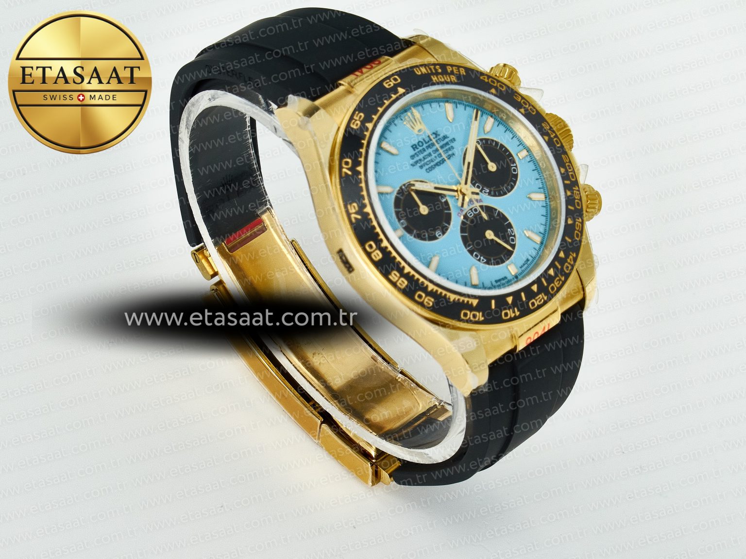 Daytona 126518 QF 1:1 Best Edition Turquoise Blue Dial Stick Markers On Oyster Bracelet SH4131 V10(Gain Weight) - Görsel 5