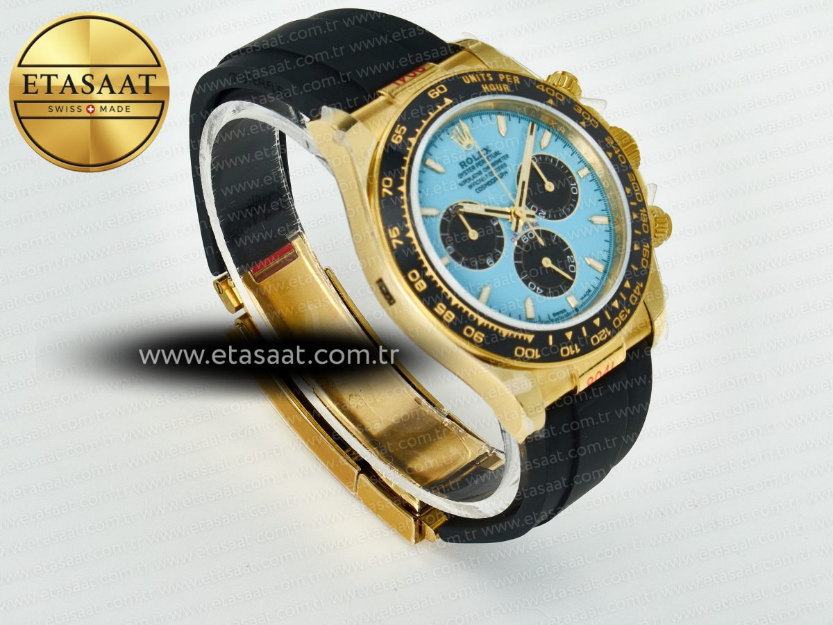 Daytona 126518 QF 1:1 Best Edition Turquoise Blue Dial Stick Markers On Oyster Bracelet SH4131 V10(Gain Weight) - Görsel 5