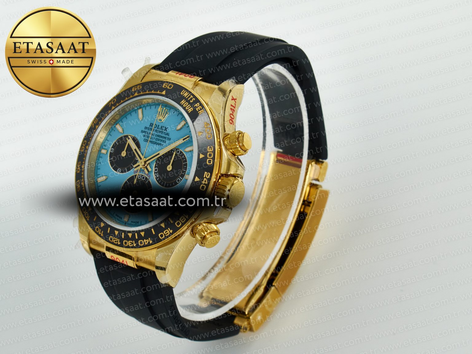 Daytona 126518 QF 1:1 Best Edition Turquoise Blue Dial Stick Markers On Oyster Bracelet SH4131 V10(Gain Weight) - Görsel 6