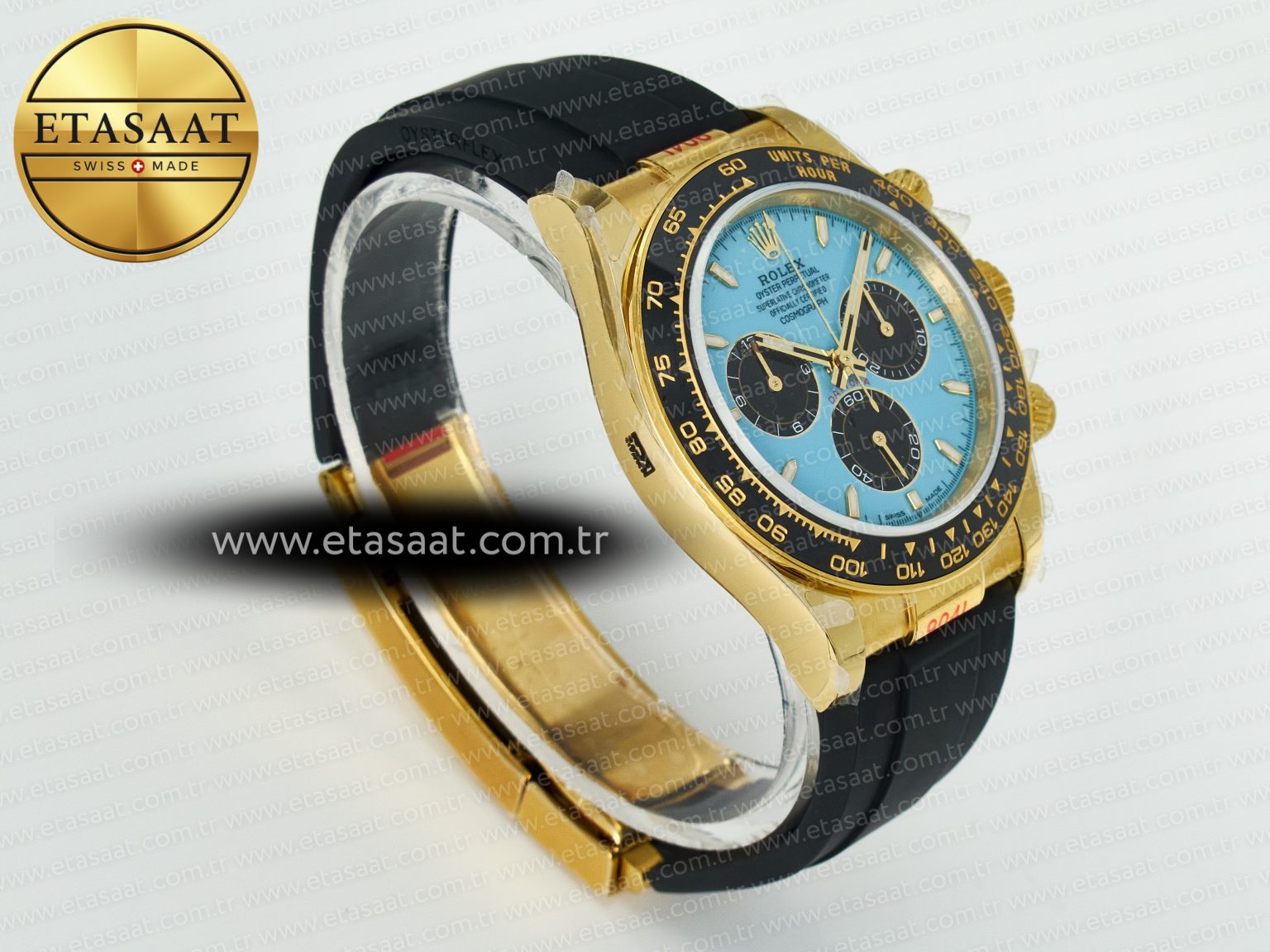 Daytona 126518 QF 1:1 Best Edition Turquoise Blue Dial Stick Markers On Oyster Bracelet SH4131 V10(Gain Weight) - Görsel 7