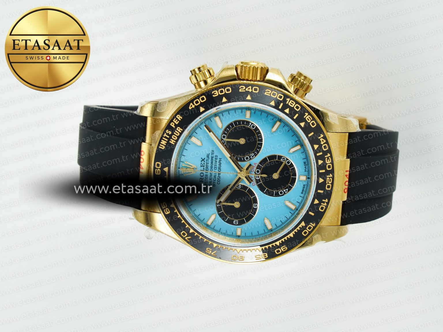 Daytona 126518 QF 1:1 Best Edition Turquoise Blue Dial Stick Markers On Oyster Bracelet SH4131 V10(Gain Weight) - Görsel 8