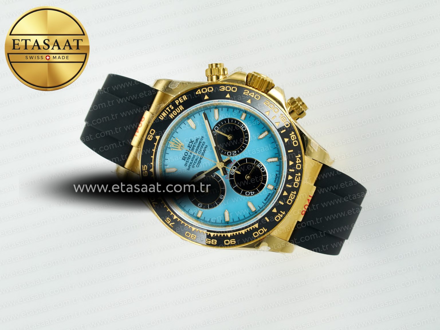 Daytona 126518 QF 1:1 Best Edition Turquoise Blue Dial Stick Markers On Oyster Bracelet SH4131 V10(Gain Weight) - Görsel 9