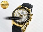 Daytona 126518 QF 1:1 Best Edition White Dial on Oysterflex Strap QF4131 V10 (48 Hours Power Reserve)