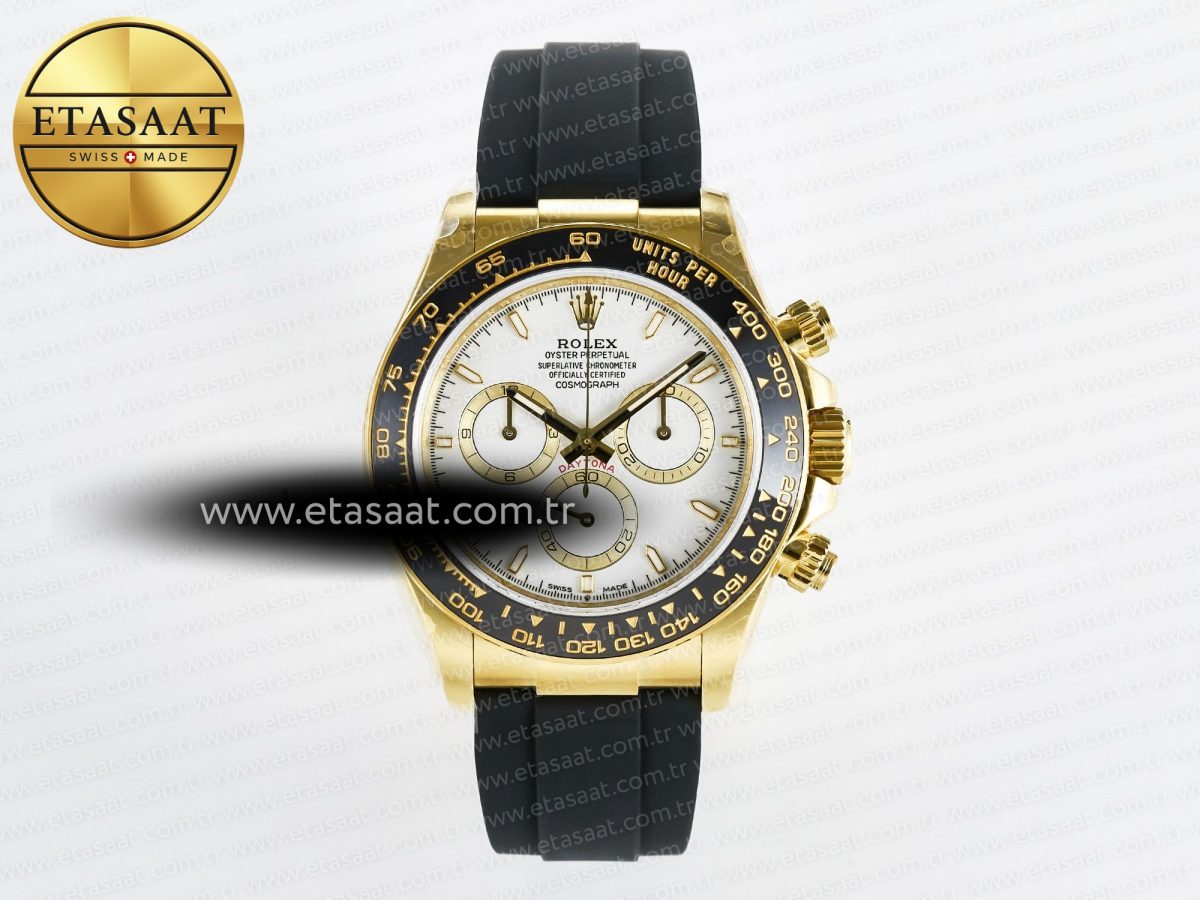 Daytona 126518 QF 1:1 Best Edition White Dial on Oysterflex Strap QF4131 V10 (48 Hours Power Reserve) - Görsel 3