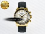 Daytona 126518 QF 1:1 Best Edition White Dial on Oysterflex Strap QF4131 V10 (48 Hours Power Reserve) - Görsel 3