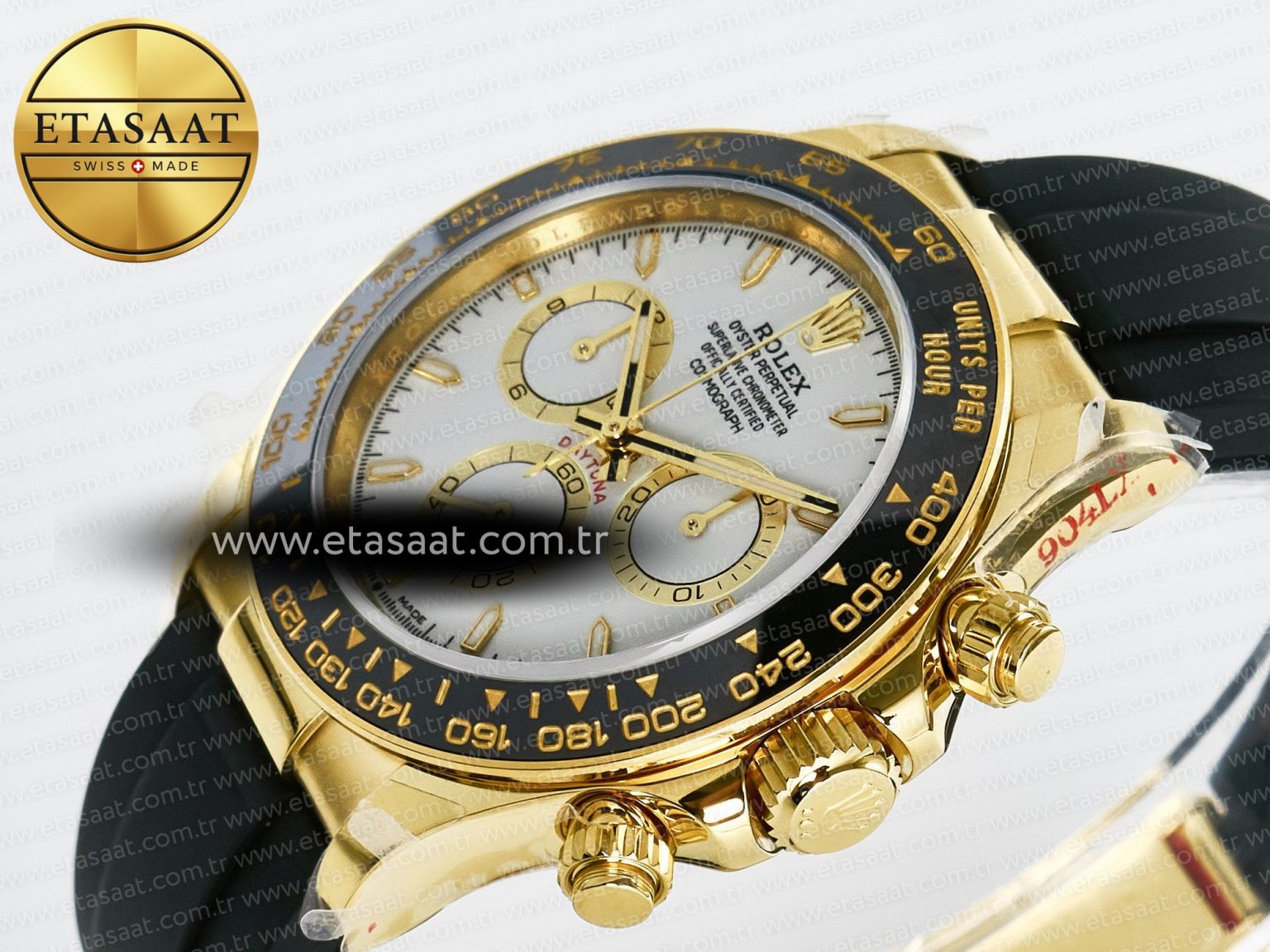Daytona 126518 QF 1:1 Best Edition White Dial on Oysterflex Strap QF4131 V10 (48 Hours Power Reserve) - Görsel 6
