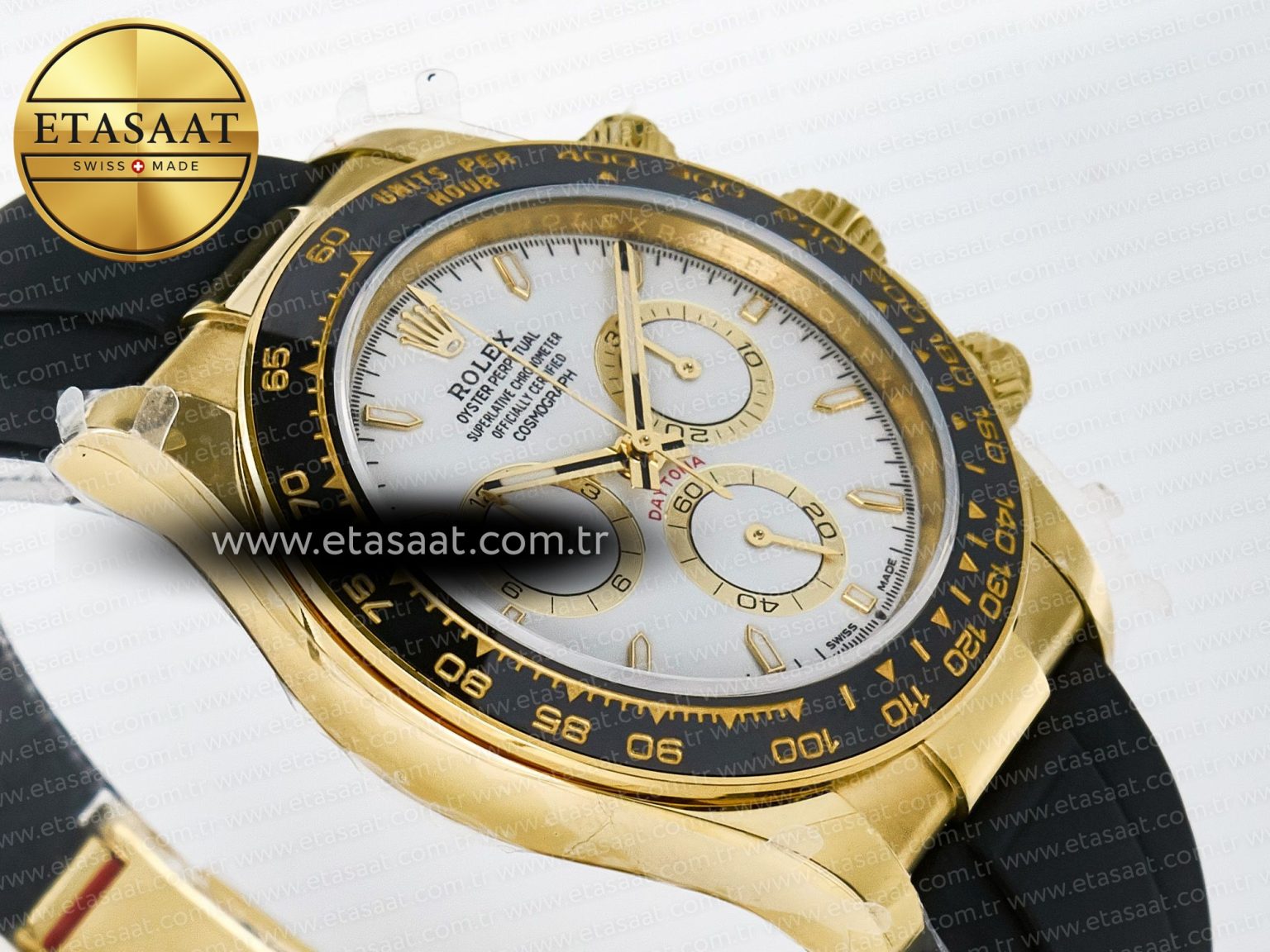 Daytona 126518 QF 1:1 Best Edition White Dial on Oysterflex Strap QF4131 V10 (48 Hours Power Reserve) - Görsel 7