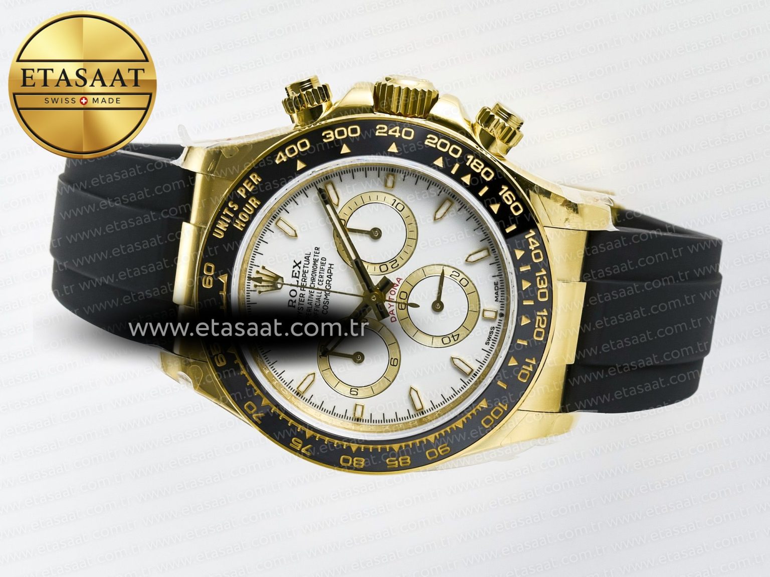 Daytona 126518 QF 1:1 Best Edition White Dial on Oysterflex Strap QF4131 V10 (48 Hours Power Reserve) - Görsel 9