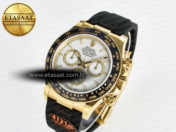 Daytona 126518 QF 1:1 Best Edition White Dial on Oysterflex Strap SH4131 V6（Gain Weight）