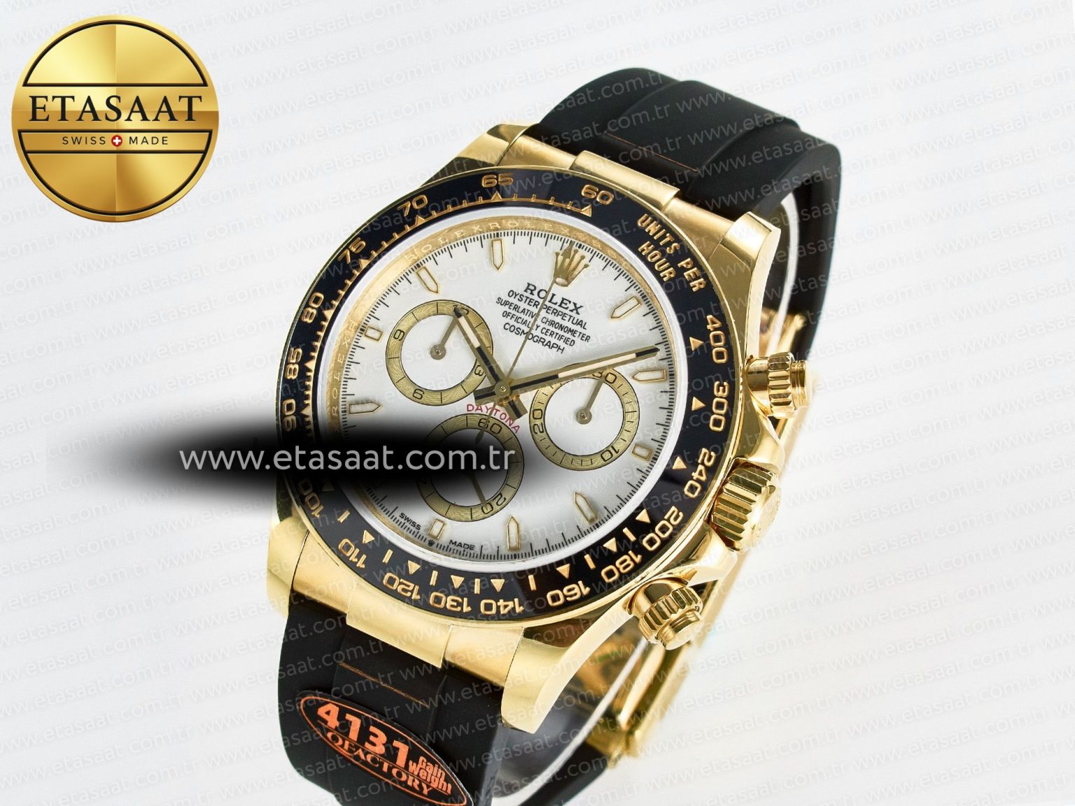 Daytona 126518 QF 1:1 Best Edition White Dial on Oysterflex Strap SH4131 V6（Gain Weight） - Görsel 2