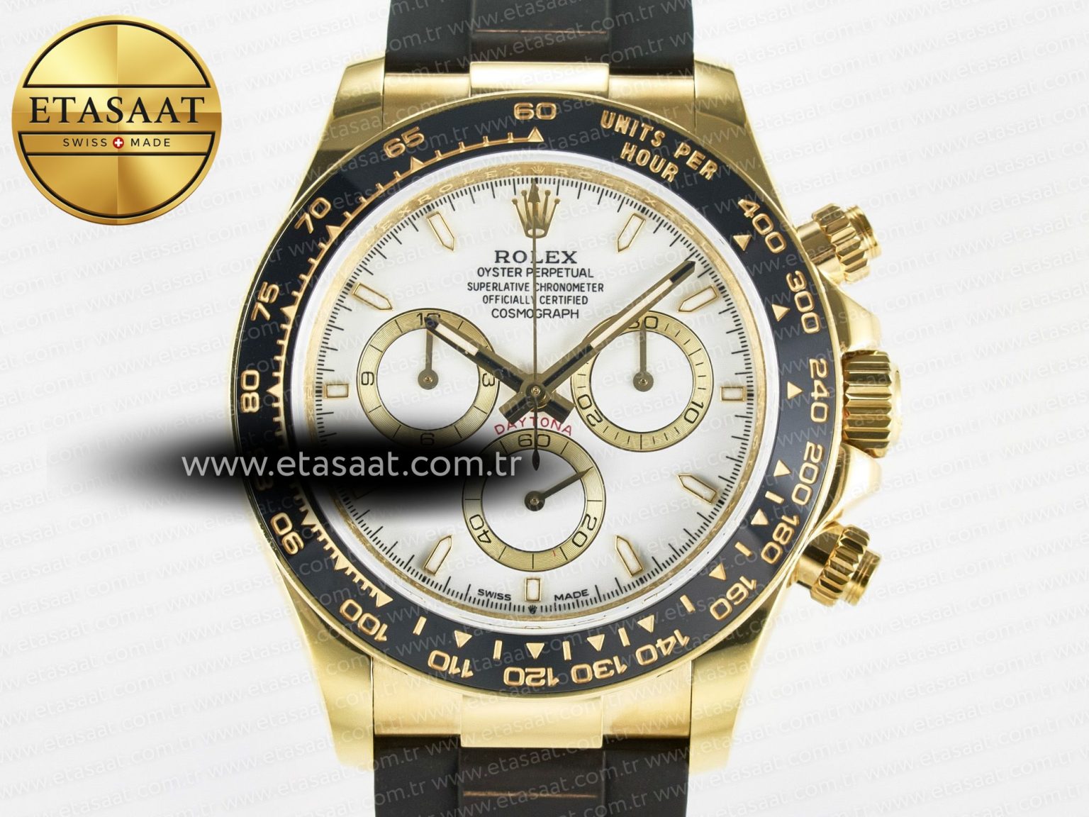 Daytona 126518 QF 1:1 Best Edition White Dial on Oysterflex Strap SH4131 V6（Gain Weight） - Görsel 4