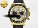 Daytona 126518 QF 1:1 Best Edition YG/Black Dial on Oysterflex Strap SH4131 V6（Gain Weight） - Görsel 4
