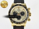 Daytona 126518 QF 1:1 Best Edition YG/Black Dial on Oysterflex Strap SH4131 V6（Gain Weight） - Görsel 4