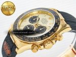 Daytona 126518 QF 1:1 Best Edition YG/Black Dial on Oysterflex Strap SH4131 V6（Gain Weight） - Görsel 6