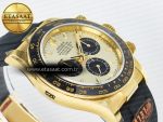 Daytona 126518 QF 1:1 Best Edition YG/Black Dial on Oysterflex Strap SH4131 V6（Gain Weight） - Görsel 7