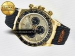 Daytona 126518 QF 1:1 Best Edition YG/Black Dial on Oysterflex Strap SH4131 V6（Gain Weight） - Görsel 8