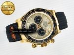 Daytona 126518 QF 1:1 Best Edition YG/Black Dial on Oysterflex Strap SH4131 V6（Gain Weight） - Görsel 9