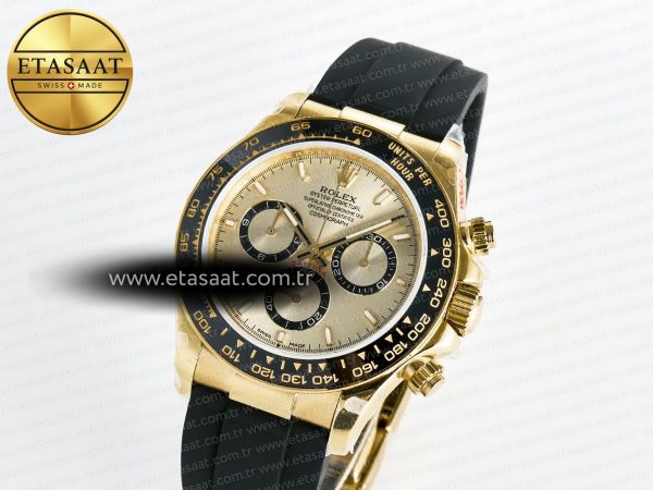 Daytona 126518 QF 1:1 Best Edition YG Dial on Oysterflex Strap QF4131 V10 (48 Hours Power Reserve)