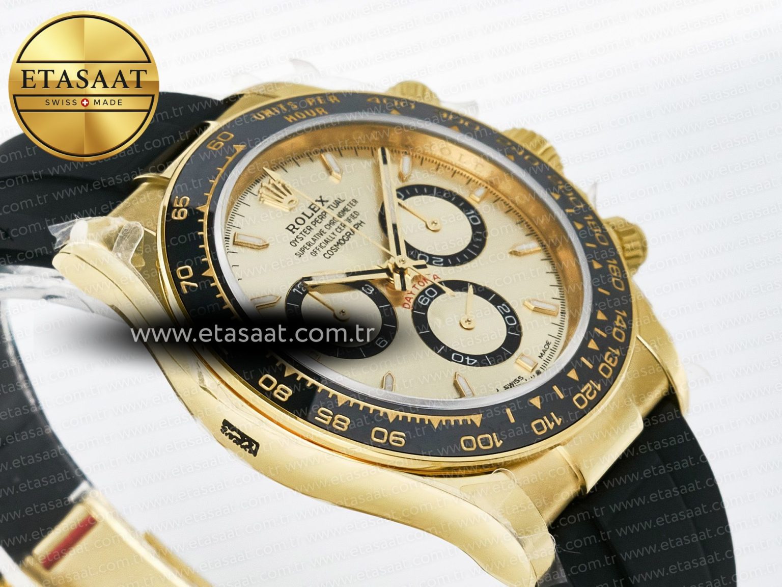 Daytona 126518 QF 1:1 Best Edition YG Dial on Oysterflex Strap QF4131 V10 (48 Hours Power Reserve) - Görsel 7