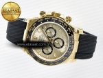 Daytona 126518 QF 1:1 Best Edition YG Dial on Oysterflex Strap QF4131 V10 (48 Hours Power Reserve) - Görsel 9