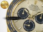 Daytona 126518 YG VSF 1:1 Best Edition 904L Steel YG Dial on Oysterflex Strap SH4131 - Görsel 10
