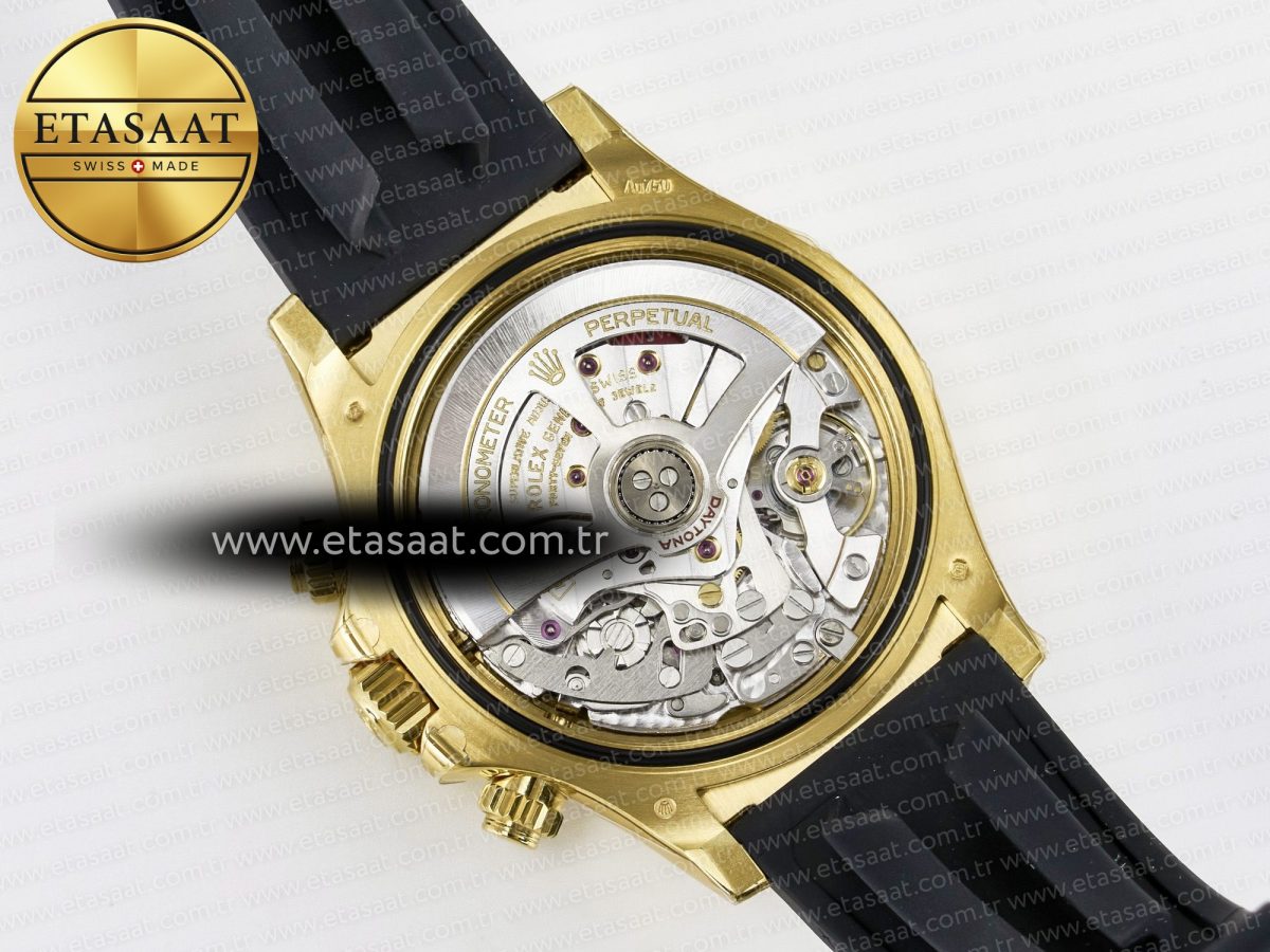 Daytona 126518 YG VSF 1:1 Best Edition 904L Steel YG Dial on Oysterflex Strap SH4131 - Görsel 20