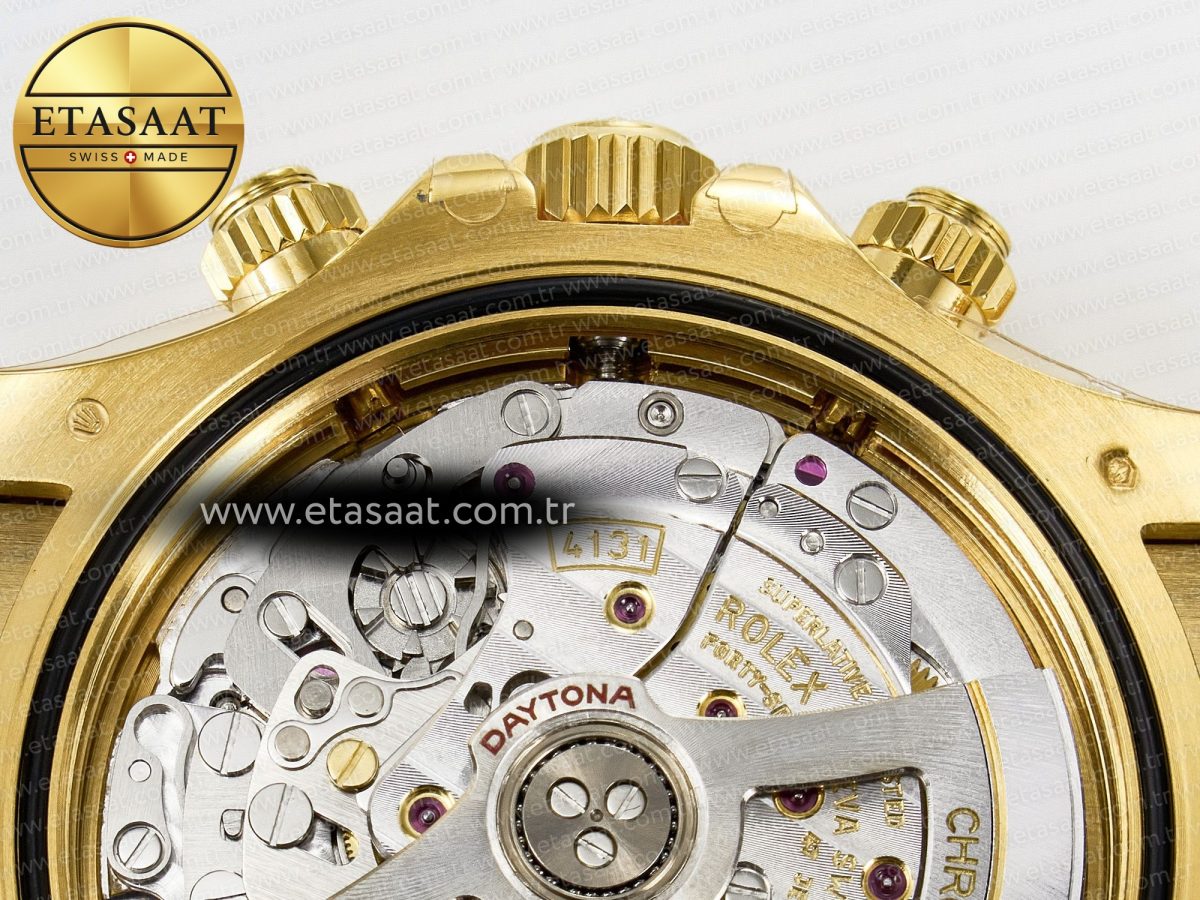Daytona 126518 YG VSF 1:1 Best Edition 904L Steel YG Dial on Oysterflex Strap SH4131 - Görsel 23