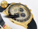 Daytona 126518 YG VSF 1:1 Best Edition 904L Steel YG Dial on Oysterflex Strap SH4131 - Görsel 7