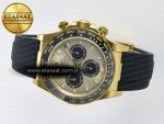 Daytona 126518 YG VSF 1:1 Best Edition 904L Steel YG Dial on Oysterflex Strap SH4131 - Görsel 9