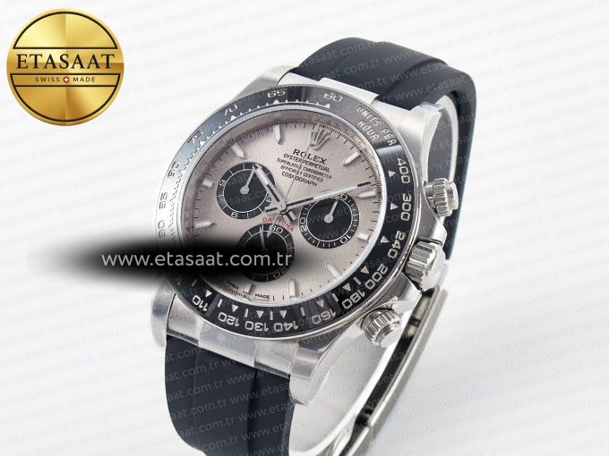 Daytona 126519 Clean 1:1 Best Edition Grey Dial on Oysterflex Rubber Strap SH4131 - Görsel 1