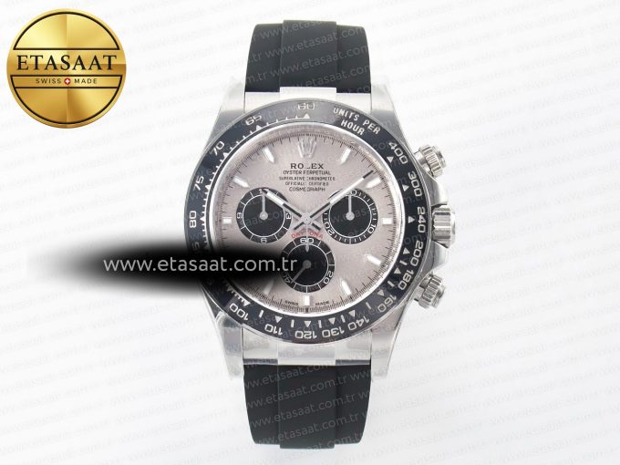 Daytona 126519 Clean 1:1 Best Edition Grey Dial on Oysterflex Rubber Strap SH4131 - Görsel 3