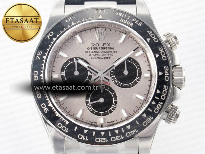 Daytona 126519 Clean 1:1 Best Edition Grey Dial on Oysterflex Rubber Strap SH4131 - Görsel 4