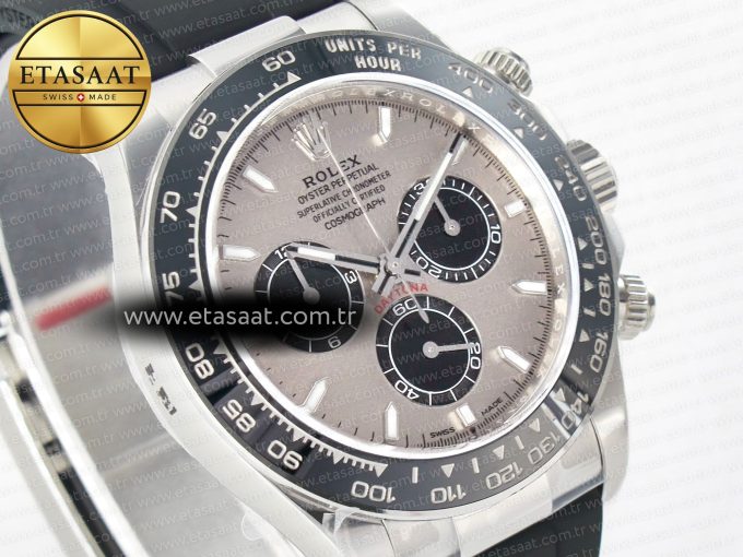 Daytona 126519 Clean 1:1 Best Edition Grey Dial on Oysterflex Rubber Strap SH4131 - Görsel 5