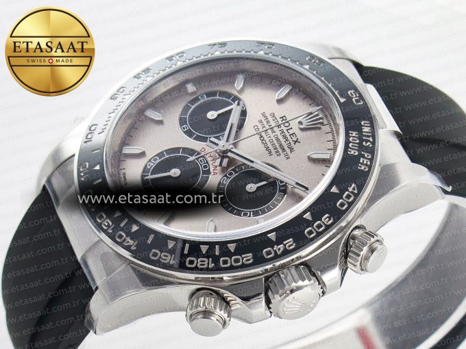 Daytona 126519 Clean 1:1 Best Edition Grey Dial on Oysterflex Rubber Strap SH4131 - Görsel 6