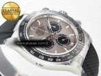 Daytona 126519 Clean 1:1 Best Edition Grey Dial on Oysterflex Rubber Strap SH4131 - Görsel 7