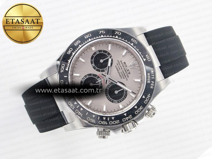 Daytona 126519 Clean 1:1 Best Edition Grey Dial on Oysterflex Rubber Strap SH4131 - Görsel 8