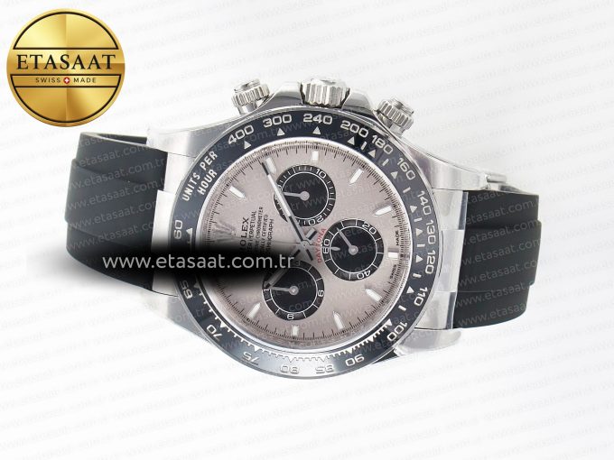 Daytona 126519 Clean 1:1 Best Edition Grey Dial on Oysterflex Rubber Strap SH4131 - Görsel 9