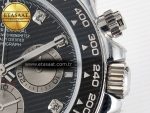 Daytona 126519 QF 1:1 Best Edition Black/Gray Dial Diamonds on Oysterflex Strap QF4131 V10 (48 Hours Power Reserve) - Görsel 11