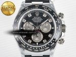 Daytona 126519 QF 1:1 Best Edition Black/Gray Dial Diamonds on Oysterflex Strap QF4131 V10 (48 Hours Power Reserve) - Görsel 4