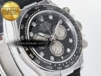 Daytona 126519 QF 1:1 Best Edition Black/Gray Dial Diamonds on Oysterflex Strap QF4131 V10 (48 Hours Power Reserve) - Görsel 5