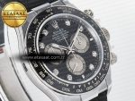 Daytona 126519 QF 1:1 Best Edition Black/Gray Dial Diamonds on Oysterflex Strap QF4131 V10 (48 Hours Power Reserve) - Görsel 5